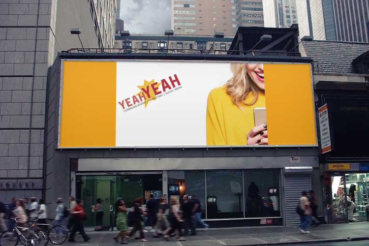 billboard-mockup-yeah-yeah-woman-smiling